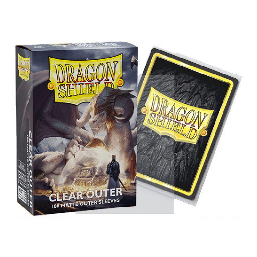 [AT-13002] DS 100 STD Outer Matte Sleeves - Clear