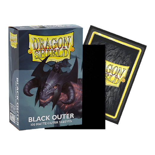 [AT-13003] DS 100 STD Outer Matte Sleeves - Black