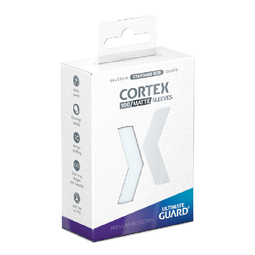 [UGD011186] UG 100 Cortex Standard Sleeves Matte Transparent