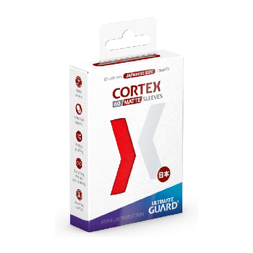 [UGD011167] UG 60 Cortex Japanese Sleeves Matte Red