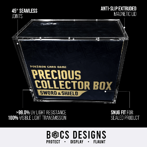 [BOCS-PCB] BOCS UV Acrylic Display Pokemon TCG Precious Collector Box