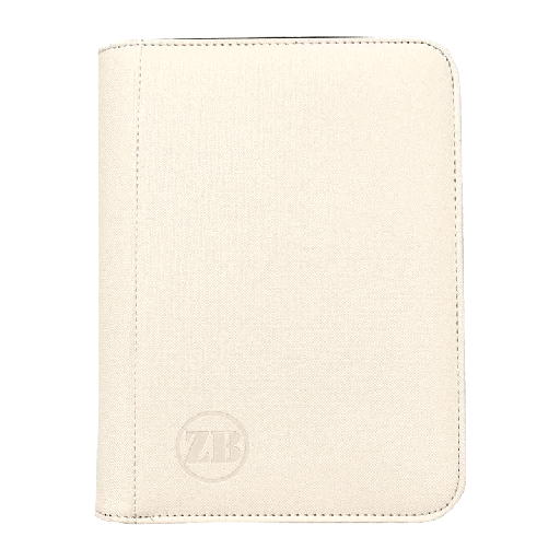 [ZB-4PZB-W] ZB 4 Pocket Zip Binder White