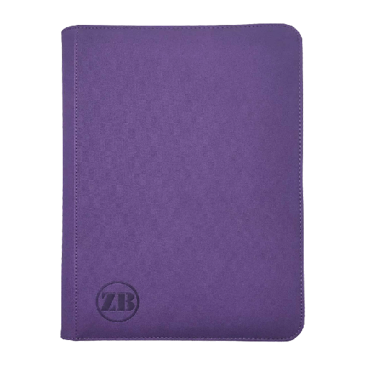 [ZB-4PZB-PU] ZB 4 Pocket Zip Binder Purple