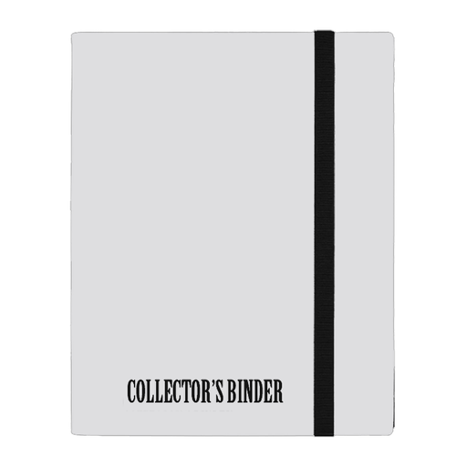 [CNB-4PCB-W] CNB 4 Pocket Collector's Binder White