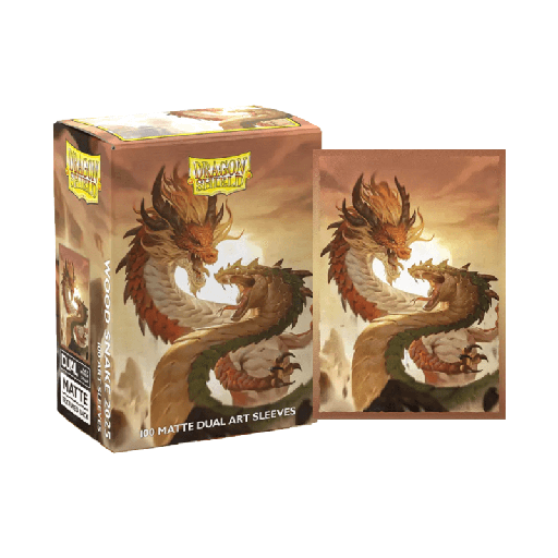 [AT-12126] DS 100 STD Dual Matte Art Sleeves - 2025 Wood Snake