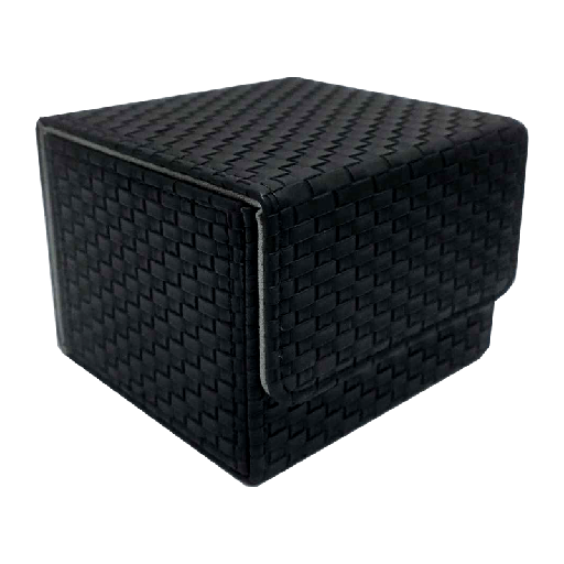 [ZB-WLB130-BGY] ZB Woven Leather Deck Box 130+ Black/Grey