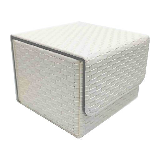 [ZB-WLB130-WGY] ZB Woven Leather Deck Box 130+ White/Grey