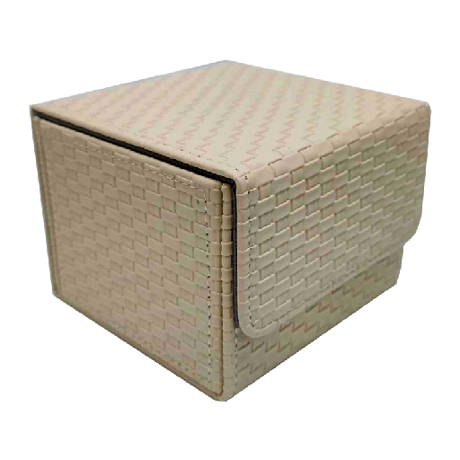 [ZB-WLB130-CWGY] ZB Woven Leather Deck Box 130+ Cream White/Grey
