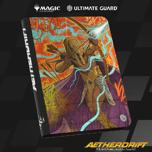 [UGD011565] UG ZipFolio 360 - 18 Pocket XenoSkin MTG Aetherdrift - Ketramose, the New Dawn