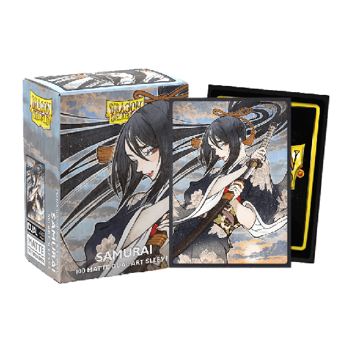 [AT-16153] DS 100 STD Dual Matte Art Sleeves - Samurai