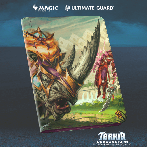 [UGD011588] UG ZipFolio 360 - 18 Pocket XenoSkin MTG Tarkir: Dragonstorm - Skirmish Rhino
