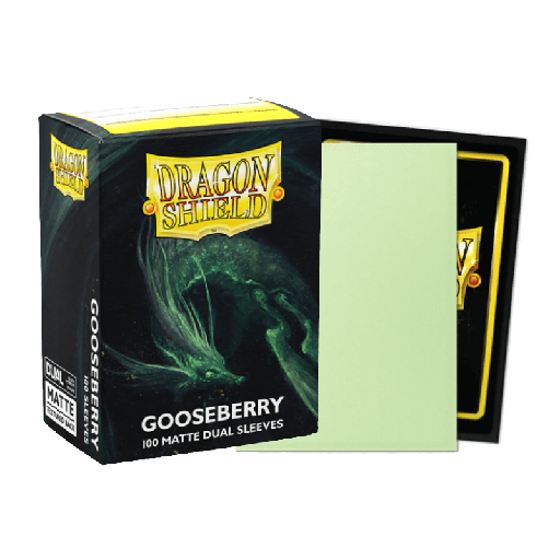 [AT-15066] DS 100 STD Dual Matte Sleeves - Gooseberry