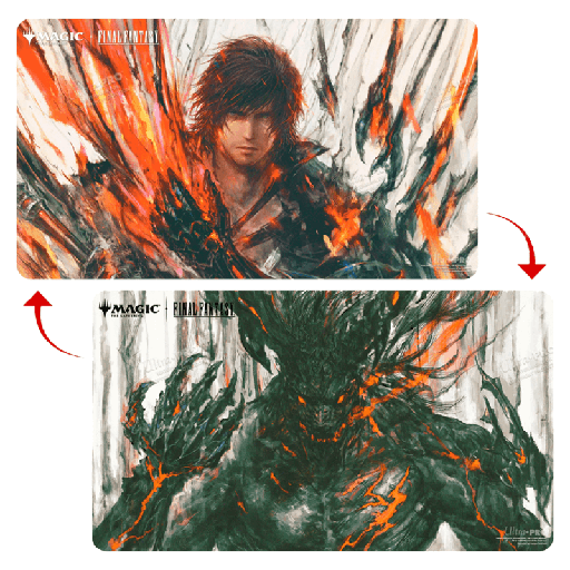[UP-38759] UP Double-Sided Playmat - Magic: The Gathering® FINAL FANTASY™ Clive, Ifrit’s Dominant / Ifrit, Warden of Inferno
