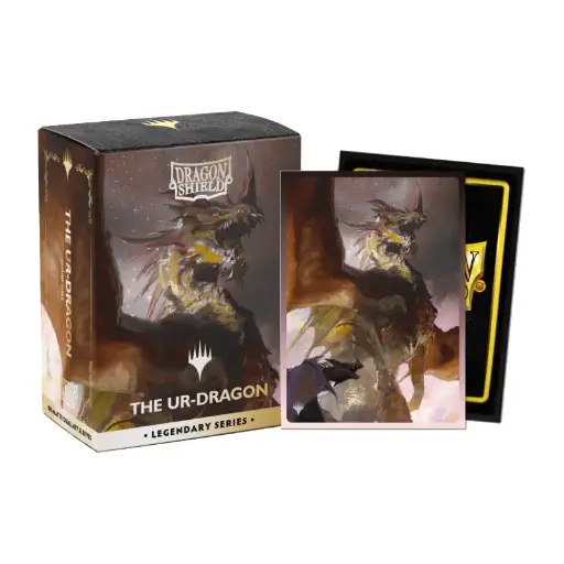 [AT-16506] DS 100 STD Dual Matte Art Sleeves - MTG Legendary Series - The Ur-Dragon