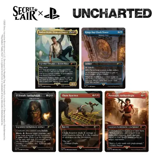 [D51900000] [WPN Exclusive] MTG: Secret Lair x Playstation - Uncharted