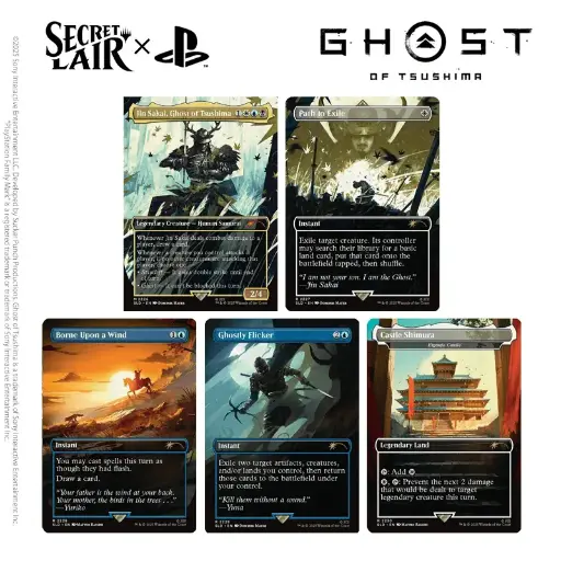 [D51940000] [WPN Exclusive] MTG: Secret Lair x Playstation - Ghost of Tsushima