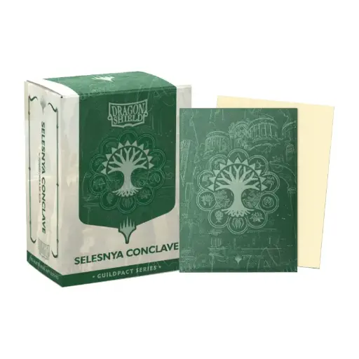[AT-16515] DS 100 STD Dual Matte Art Metallic Sleeves - MTG The Guildpact Series - Selesnya Conclave