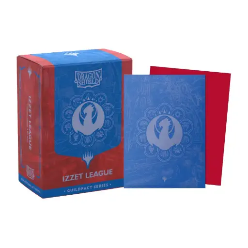 [AT-16516] DS 100 STD Dual Matte Art Metallic Sleeves - MTG The Guildpact Series - Izzet League