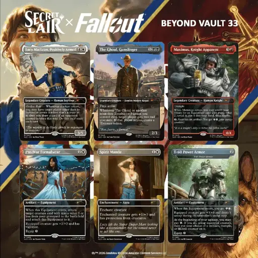 [D55890000] [WPN Exclusive] MTG: Secret Lair x Fallout®: Beyond Vault 33