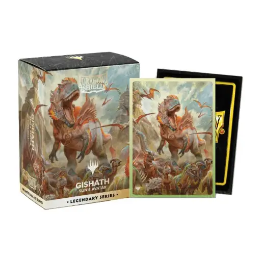 [AT-16541] DS 100 STD Dual Matte Art Sleeves - MTG Legendary Series - Gishath, Sun's Avatar