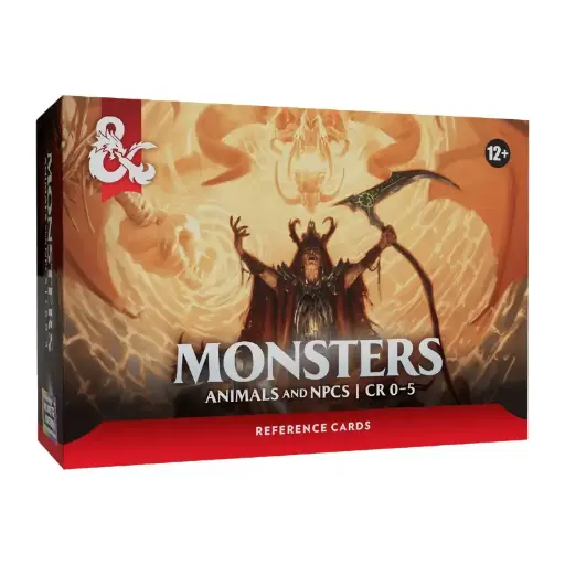 [D60410000] D&D References Cards - Monsters: Animals and NPCs (2026)